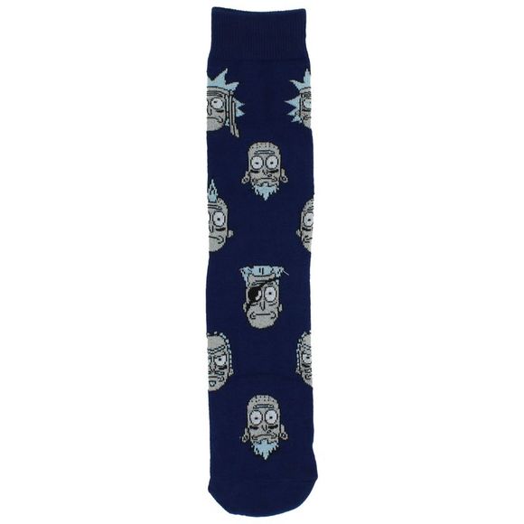 Rick and Morty Men's Casual Crew Socks, 6-Pack, Size 8-12 - Picture 6 of 8